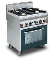 Cocina Mixta 4 Quemadores + Horno Multifunción