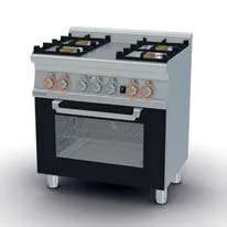 Cocina Mixta 4 Quemadores + Horno Multifunción