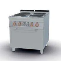 Cocina eléctrica 4 placas con horno multifunción