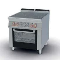 Cocina eléctrica 6 placas con horno tradicional