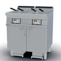 Freidora eléctrica 2x18L electrónica