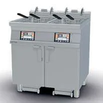 Freidora eléctrica 2x18L electrónica