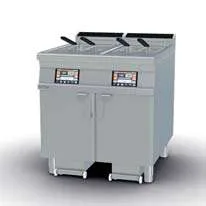 Freidora eléctrica programable 2x18L