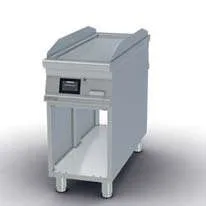 Fry-top pasante eléctrico liso cromado