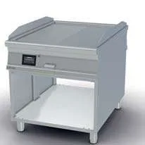 Fry-top eléctrico liso cromado