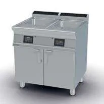 Fry-top eléctrico liso cromado 36x51cm táctil