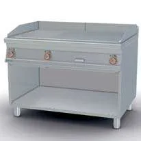 Fry-top eléctrico liso cromado 150,5x65cm