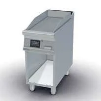 Fry-top eléctrico liso cromado 76x68cm