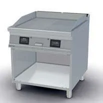 Fry-top eléctrico mixto cromado 76x68cm