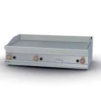 Fry-top a gas mixto cromado 116x51cm