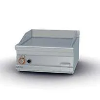 Fry-top a gas mixto cromado 56x51cm