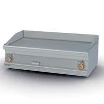 Fry-top Eléctrico Liso Cromo Pulido 99,5x45cm (2 áreas)