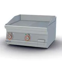 Fry-top Eléctrico Liso 79,5x45cm (2 áreas)