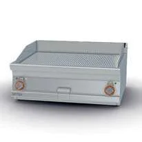 Fry-top eléctrico liso cromado 116x51cm