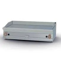 Fry-top a gas liso cromado 116x51cm