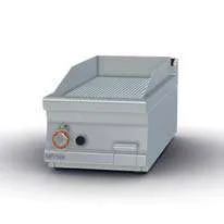 Fry-top a gas liso cromado 76x68cm