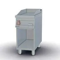 Fry-top eléctrico rayado 36x68cm