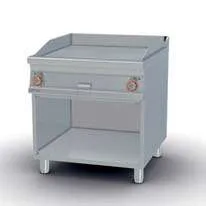 Fry-top eléctrico rayado 76x68cm