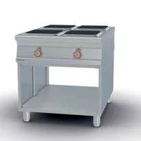 Cocina de inducción pasante trifásica 4 zonas