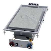 Placa maciza a gas 77x57cm
